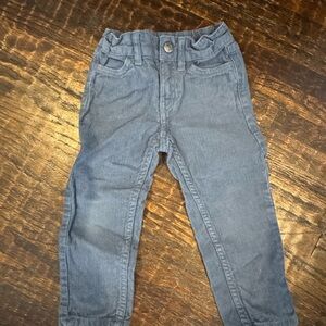 Stylish Kids Corduroy Pants in Blue- 2T